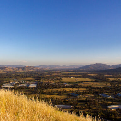 Aerial view of Albury NSW