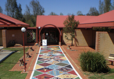 Front entrance to the Armidale Aboriginal Cultural Centre &Keeping Place