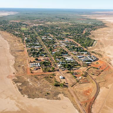 Aerial view of Derby township