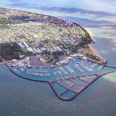 Aerial view of Hervey Bay