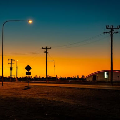 Longreach Street at Sunset