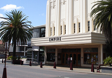 Street view of Empire Theatre Toowoomba